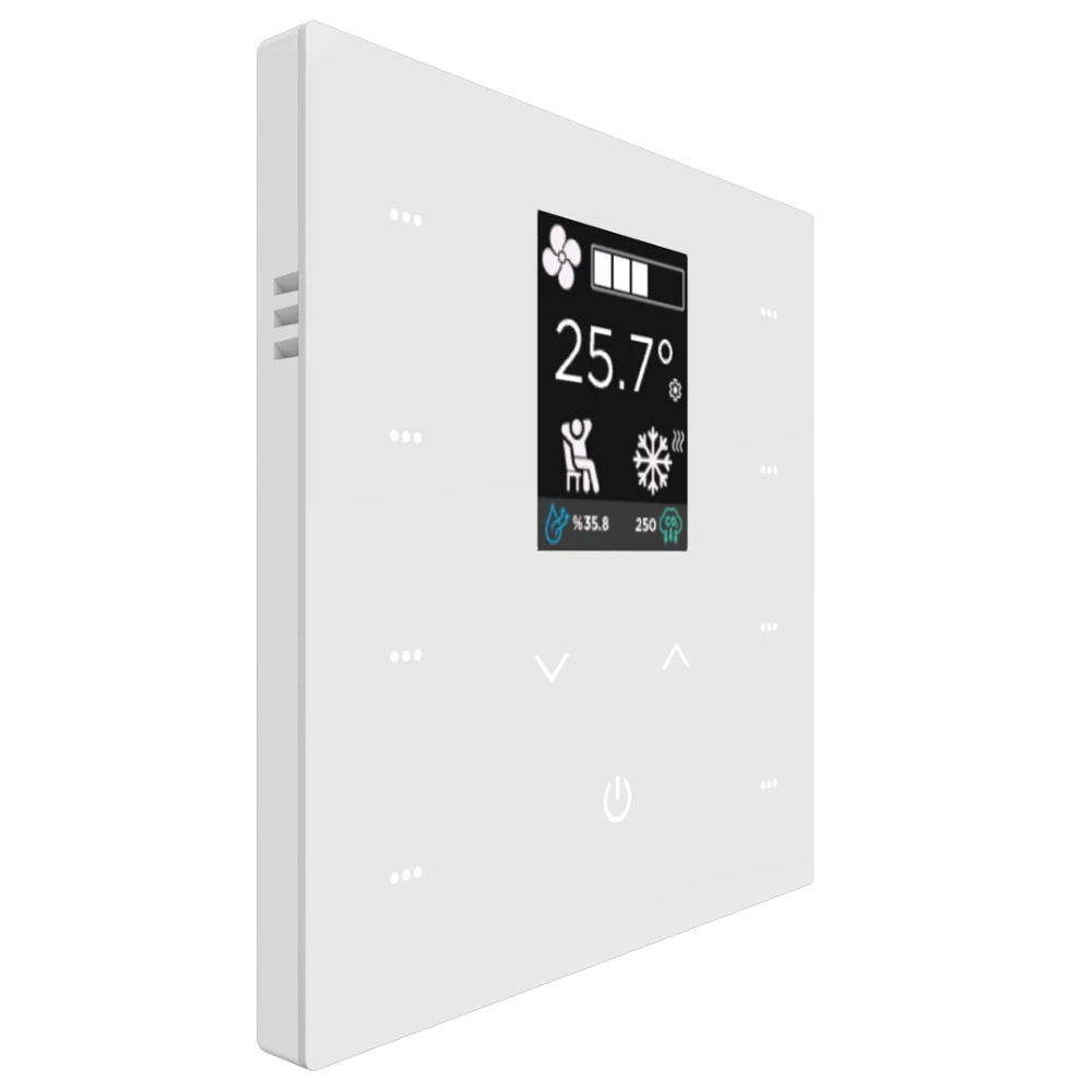 Interra iX2 2 Zoll KNX Touchpanel Weiß mit LCD
