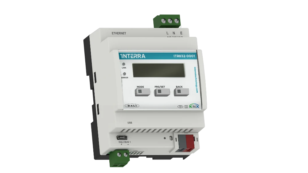 Interra KNX DALI Gateway mit Ethernet 1x64 DALI