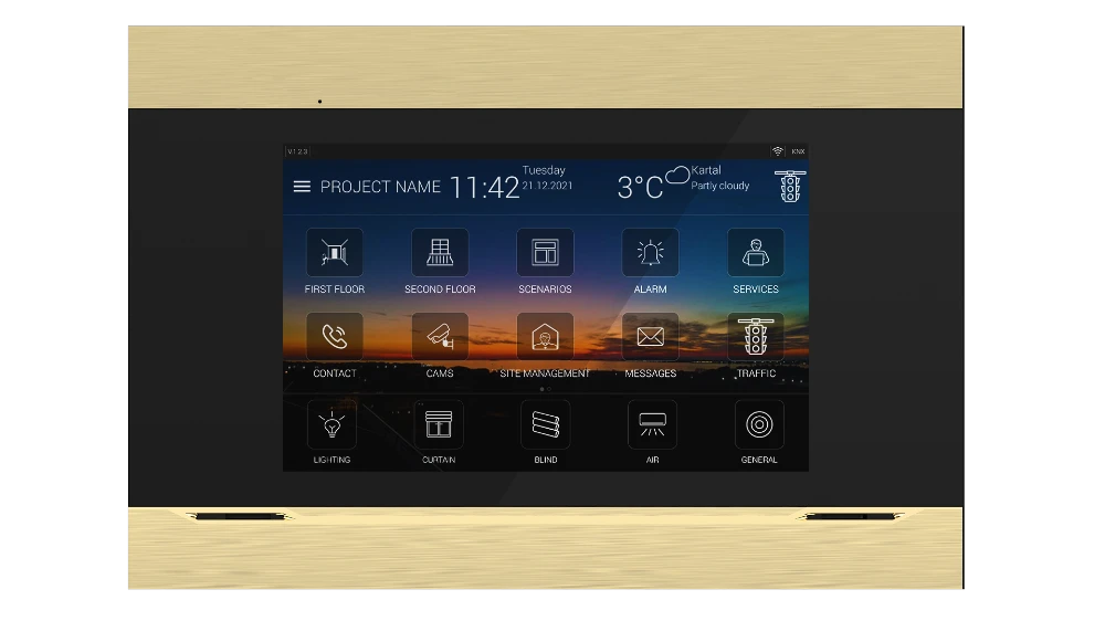 Interra 4 - 10,1 Zoll KNX Touchpanel