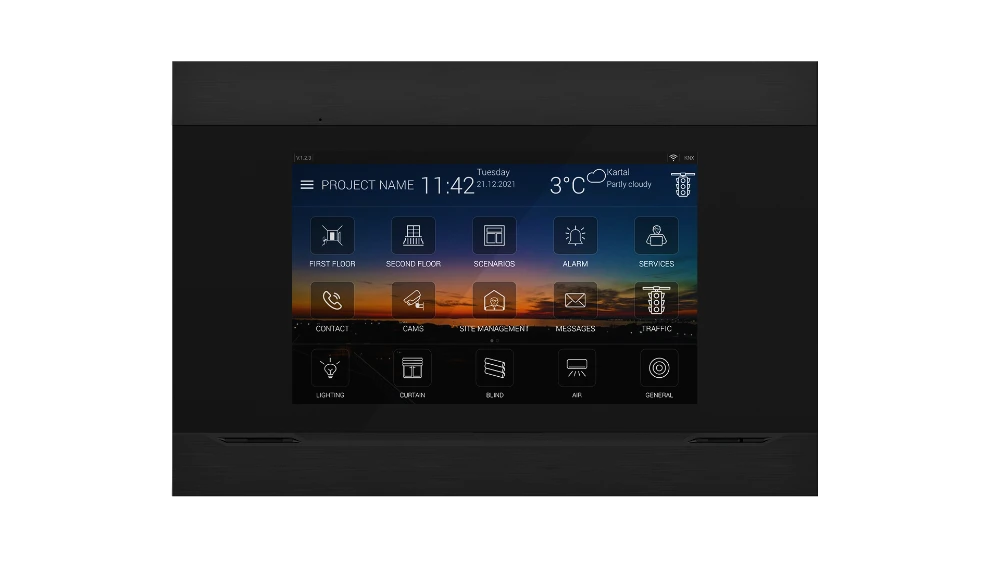 Interra 4 - 7 Zoll KNX Touchpanel